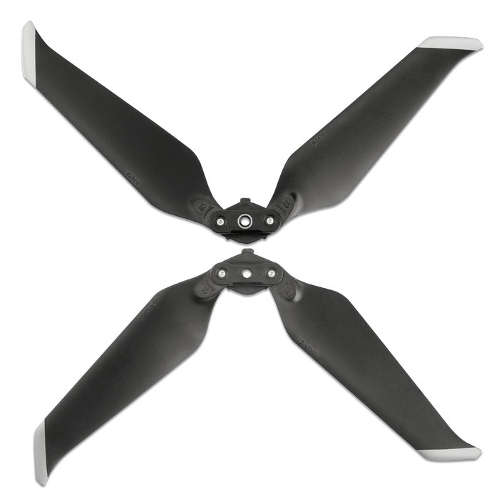 DJI Mavic 2 Propeller Replacements - 2 Pair Low Noise Stealth Drone Rotor Blades Prop Wing Spares Accessories Set - Black