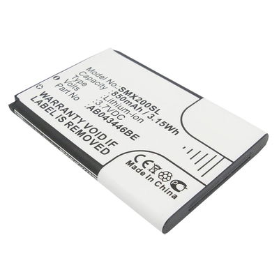 Ersatz Akku für Samsung SGH-X200, SGH-E250, SGH-C260, SGH-E900, GT-E1080 Handy / Smartphone - Ersatzakku AB043446BE 850mAh , Handyakku