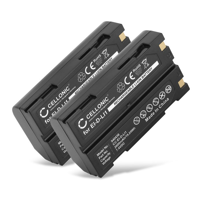 2x Trimble R6 Akku 2600mAh Ersatzakku Batterie von CELLONIC