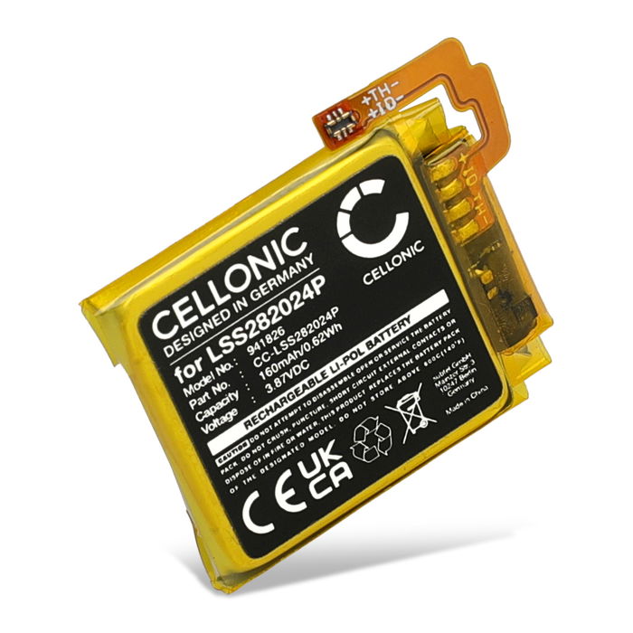 FitBit Sense 2 Akku 160mAh Ersatzakku Batterie von Cellonic