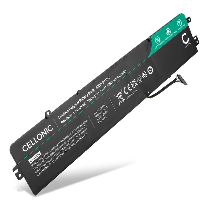 Akku für Lenovo IdeaPad 700-15ISK Laptop, 11.1V Ersatzakku 4000mAh Batterie