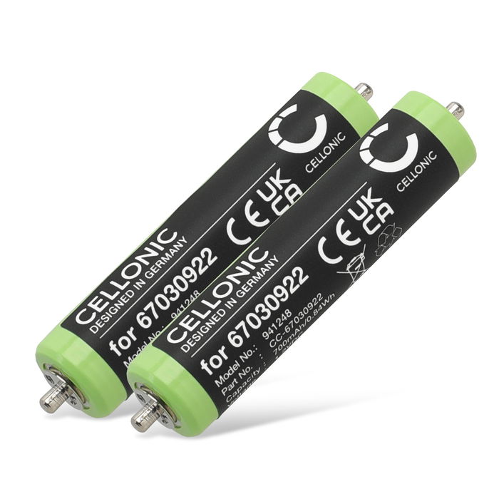 2x Braun Series 3 300 Battery 700mAh from Cellonic