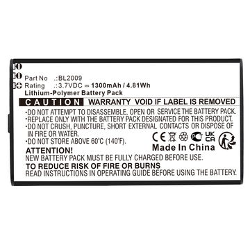 BL2009 Ersatz Akku für Hytera PD355 PD355LF PD365 PD3652i PD365LF PD375 - Funkgerät Ersatzakku 1300mAh, Zusatzakku Batterie  Funktelefone / Satellitentelefon