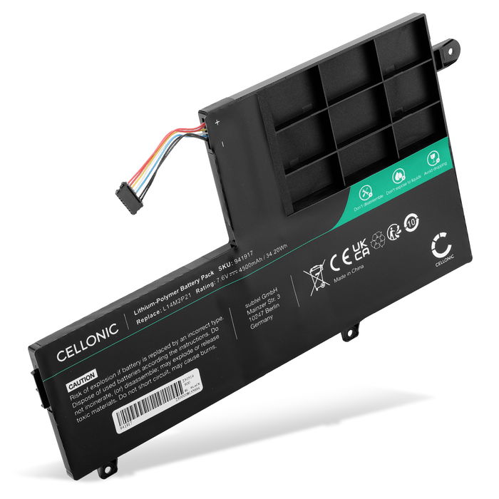 Lenovo Ideapad 510S-14ISK Akku 4500mAh Ersatzakku Batterie von Cellonic
