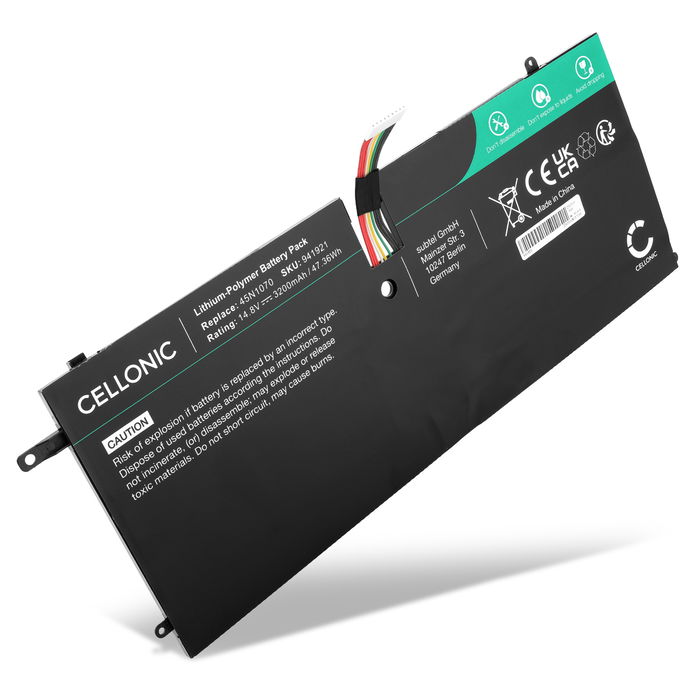 Lenovo ThinkPad X1 Carbon Akku 3200mAh Ersatzakku Batterie von Cellonic