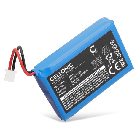 Battery for Dogtra Pathfinder TRX BP37P2400 (2400mAh, 3.7V) from CELLONIC