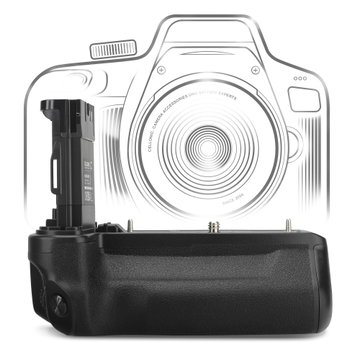 BG-R10 Batteriegriff für Canon EOS R6 Mark II, R5, R5 C, R6 Kameras – LP-E6N, LP-E6NH Vertikaler Hochformatgriff