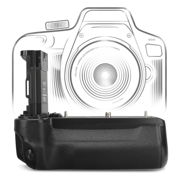 Canon EOS R6 Mark II Battery Grip BG-R10 for LP-E6N, LP-E6NH Batteries - Multifunction Camera Portrait / Vertical Grip