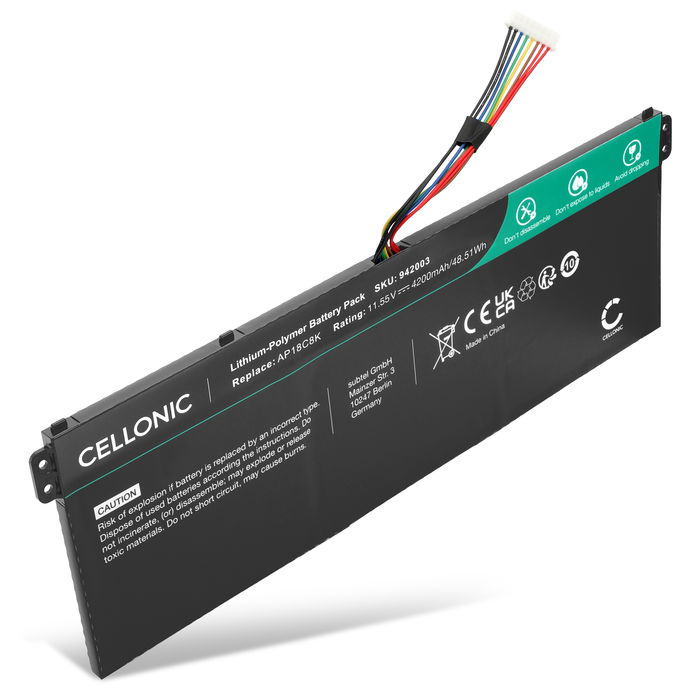 Acer Aspire 5 A515-56G Akku 4200mAh Ersatzakku Batterie von Cellonic