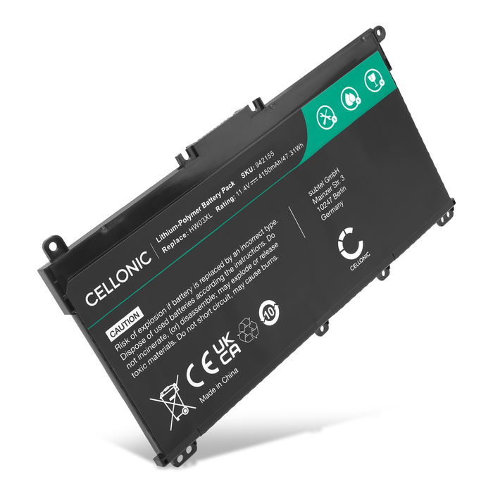 HP 17-CN Akku 4150mAh Ersatzakku Batterie von Cellonic