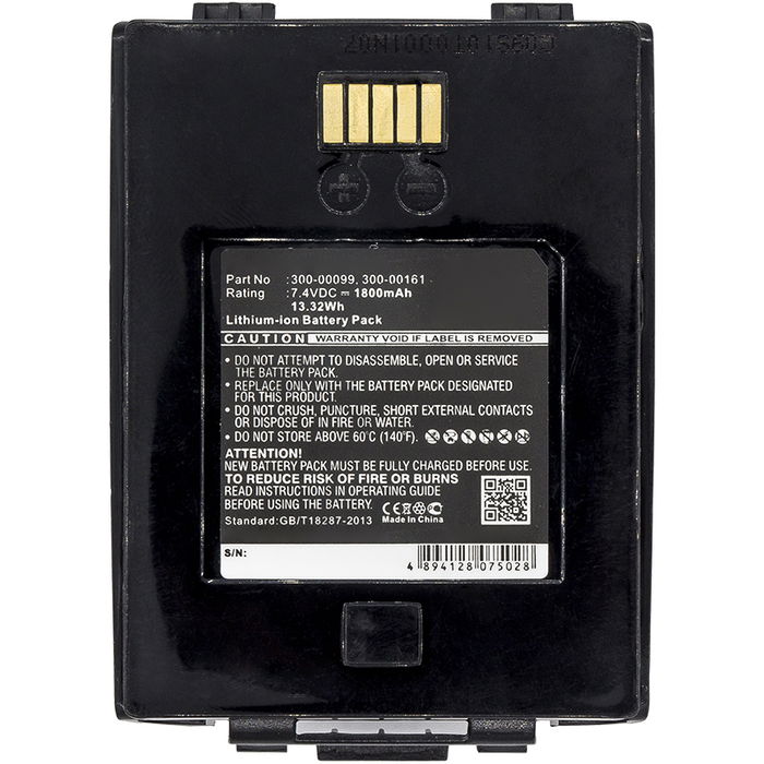 Battery for Sepura SRH3500, SRH3900, SRG3500, SRH3800, SRP2000 sGPS, SRC3300, SRM3500, SRP3000, SRM3, SRP2000.1.1, SRP2000ES, SRP2000KS 7.4V 1800mAh Lithium Ion from CELLONIC