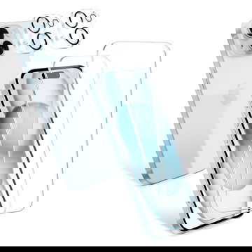 2x iPhone 15 Plus Schutzfolie & 2x Kameraschutz von CELLONIC – 6,7" Displayschutzfolie 0,33mm, Ultradünnes 9H Hartglas, Displayschutz & Kamera Panzerglas