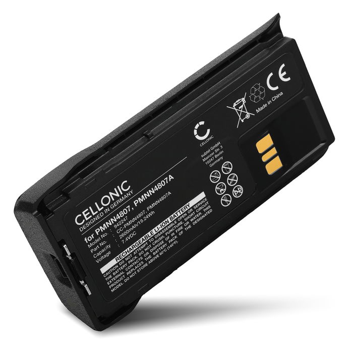 Motorola PMNN4807A Akku 2600mAh Ersatzakku Batterie von Cellonic
