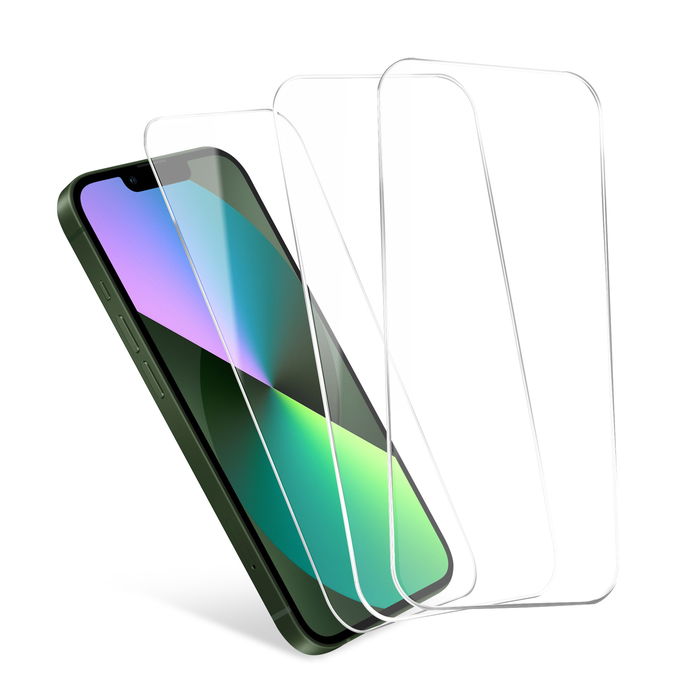 CELLONIC 3x Schutzfolie iPhone 13 mini - 5,4 Zoll Smartphone Displayschutz 2.5D aus Tempered Glass Ultra Thin 9H Schutzglas, Displayschutzfolie