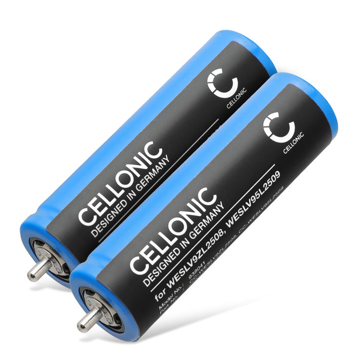 2x Panasonic ER-DGP74 Akku 680mAh Ersatzakku Batterie von Cellonic