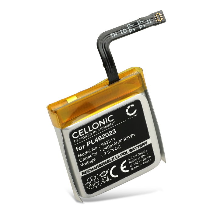 Amazfit GTS 3 Akku 240mAh Ersatzakku Batterie von Cellonic