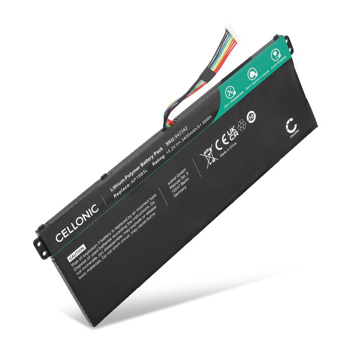 Acer Aspire 5 Pro A517-52G Akku 3400mAh Ersatzakku Batterie von Cellonic