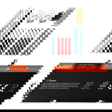 Battery for HP Elitebook 1040 G3 + Werkzeug-Set 11.4V 3400mAh + Tool-kit from subtel