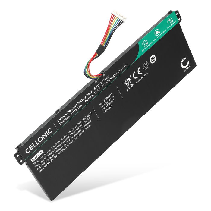 Acer AP18C8K Battery 11.55V 4200mAh from Cellonic