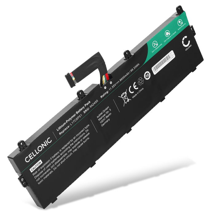 Lenovo ThinkPad P73 Akku 8600mAh Ersatzakku Batterie von Cellonic