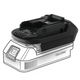 1x Battery Adapter DeWalt 18V-20V or Milwaukee 18V to Makita 18V