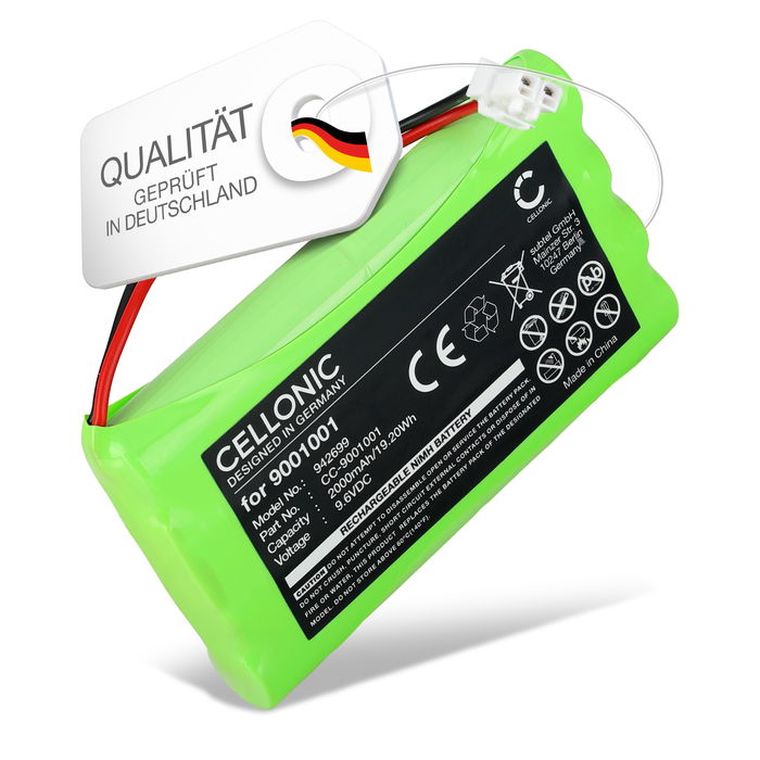 Akku für Bosch Somfy Axovia 220B, Dexxo Optimo, Elixo Optimo 24V RTS, Ixengo S, Elixo 500 3S, Dexxo Compact 2000mAh von CELLONIC