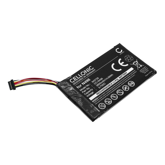 Magellan N496 Akku 3800mAh Ersatzakku Batterie von Cellonic