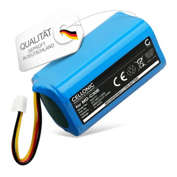 Akku für Blaupunkt BlueBot XSMART, XBOOST, Liectroux C30B, iHome Eclipse AutoVac, iHRV2 2600mAh von CELLONIC