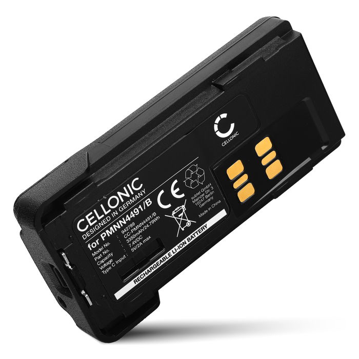 Motorola DP4801E Akku 3350mAh Ersatzakku Batterie von Cellonic