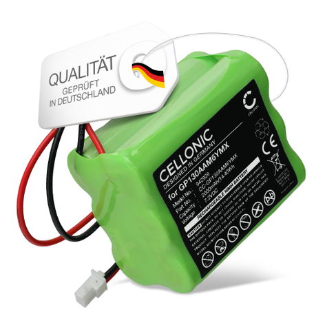 Akku für Visonic Powermax Plus Control Panel 0 9912 H, 0 9912 W 2000mAh von CELLONIC