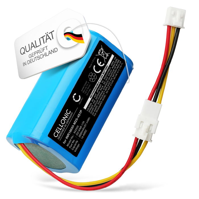 Akku für Proscenic 800T, 820T, 830T, 820S, PR-800T, PR-820T, PR-830T, PR-830S 2600mAh von CELLONIC