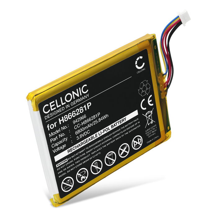 EZVIZ H866281P Akku 6800mAh Ersatzakku Batterie von Cellonic