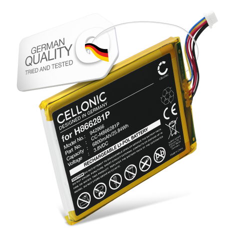 Battery for EZVIZ DP1C; DP1; DP1S H866281P (6800mAh, 3.8V) from CELLONIC