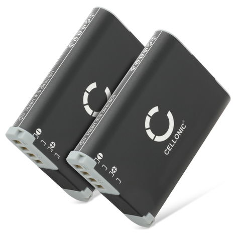 2x Akku für Canon PowerShot G1 X Mark II, Legria Mini X,VIXIA Mini X,Canon NB-12L NB-12L (1900mAh, 3.6V) von CELLONIC