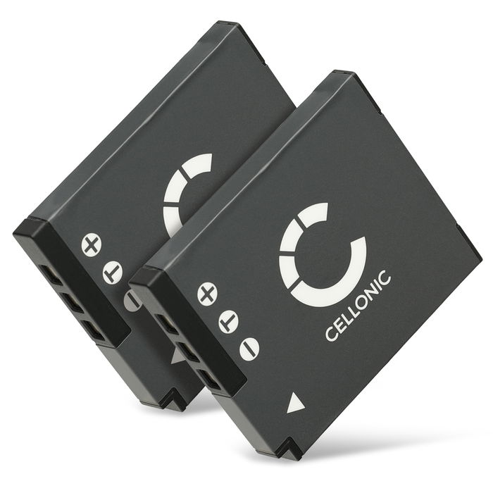 2x Fuji NP-70S Akku 600mAh Ersatzakku Batterie von Cellonic