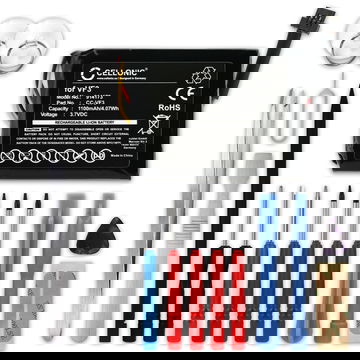 Battery for TomTom Quanta, GO XL 330, GO XL 310, VF3F, FM68360420759, VF3 1100mAh + Tool-kit 17pcs from subtel