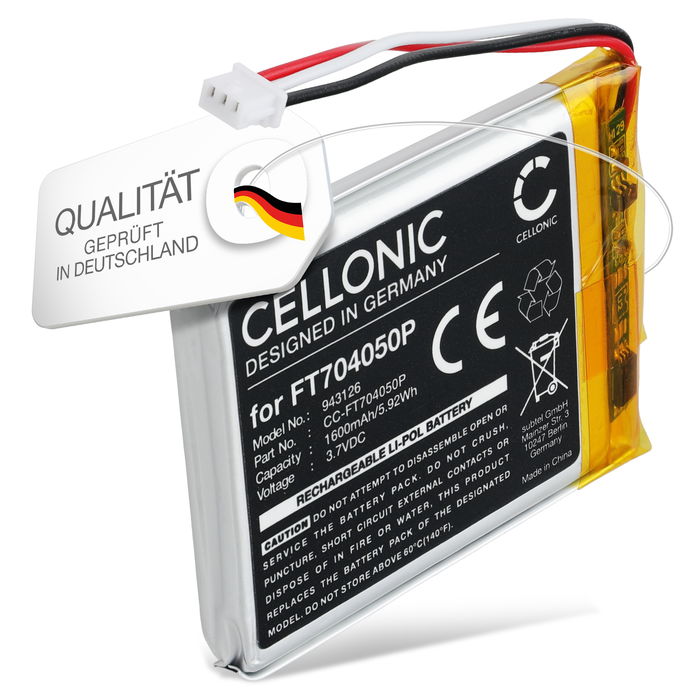 Babymoov FT704050P Akku 1600mAh Ersatzakku Batterie von Cellonic