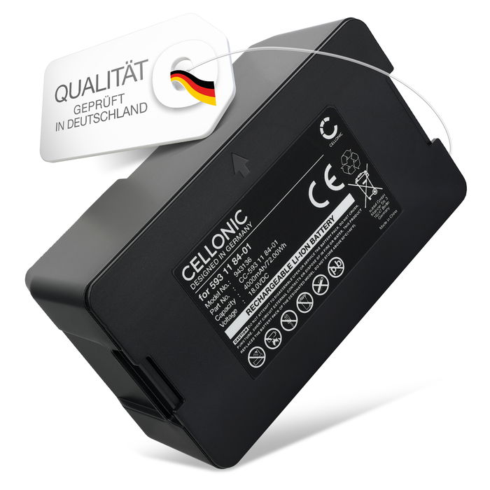Husqvarna Automower 430X Akku 4000mAh Ersatzakku Batterie von Cellonic