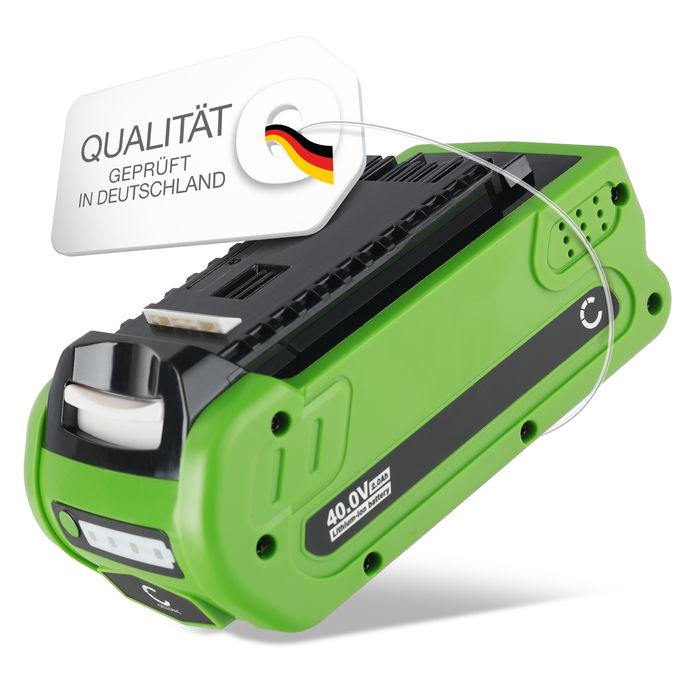 Akku für Greenworks 20202, G40LM41K2X, 21332,  GD40LM46SP,  29462, Cramer 40PS 40V 2000mAh Li Ion von CELLONIC