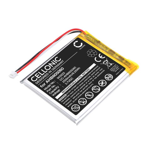 Akku für HelloBaby HB40, HB50, HB6351 2500mAh von CELLONIC