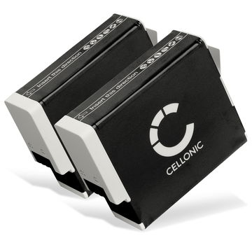 2x Akku für GoPro Hero 12 11 10 9, AHDBT-901 AHDBT-901C (1730mAh, 3.85V) von CELLONIC