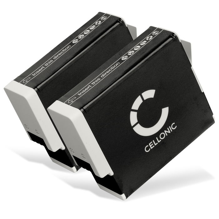 2x GoPro Hero 12 black Akku 1730mAh Ersatzakku Batterie von Cellonic