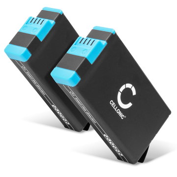 2x Akku für GoPro MAX, GoPro MAX 360 SPCC1B (1600mAh, 3.85V) von CELLONIC
