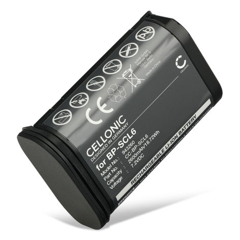 Battery for Leica Q3; Q2, Q2 Monochrom BP-SCL6 (2600mAh, 7.2V) from CELLONIC