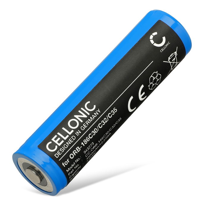 Olight H2R Nova Akku 3400mAh Ersatzakku Batterie von Cellonic