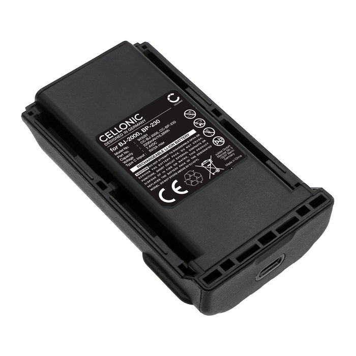 Icom BP-232H Akku 2200mAh Ersatzakku Batterie von Cellonic