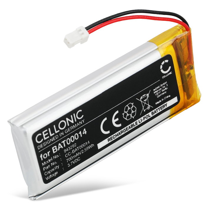 Akku für Cardo Packtalk Edge BAT00014 (700mAh, 3.7V) von CELLONIC