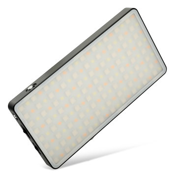 RGB LED Videoleuchte - Mini Kameralicht für Kameras, CRI 95, 3200K-8500K, 0-100 % dimmbar, USB-C aufladbar von CELLONIC