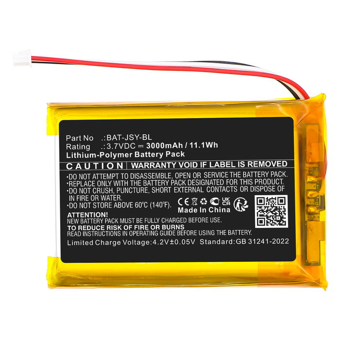 Eufy SpaceView Baby Monitor E110 Akku 3000mAh Ersatzakku Batterie von Cellonic