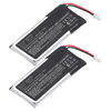 2xBattery 500mAh